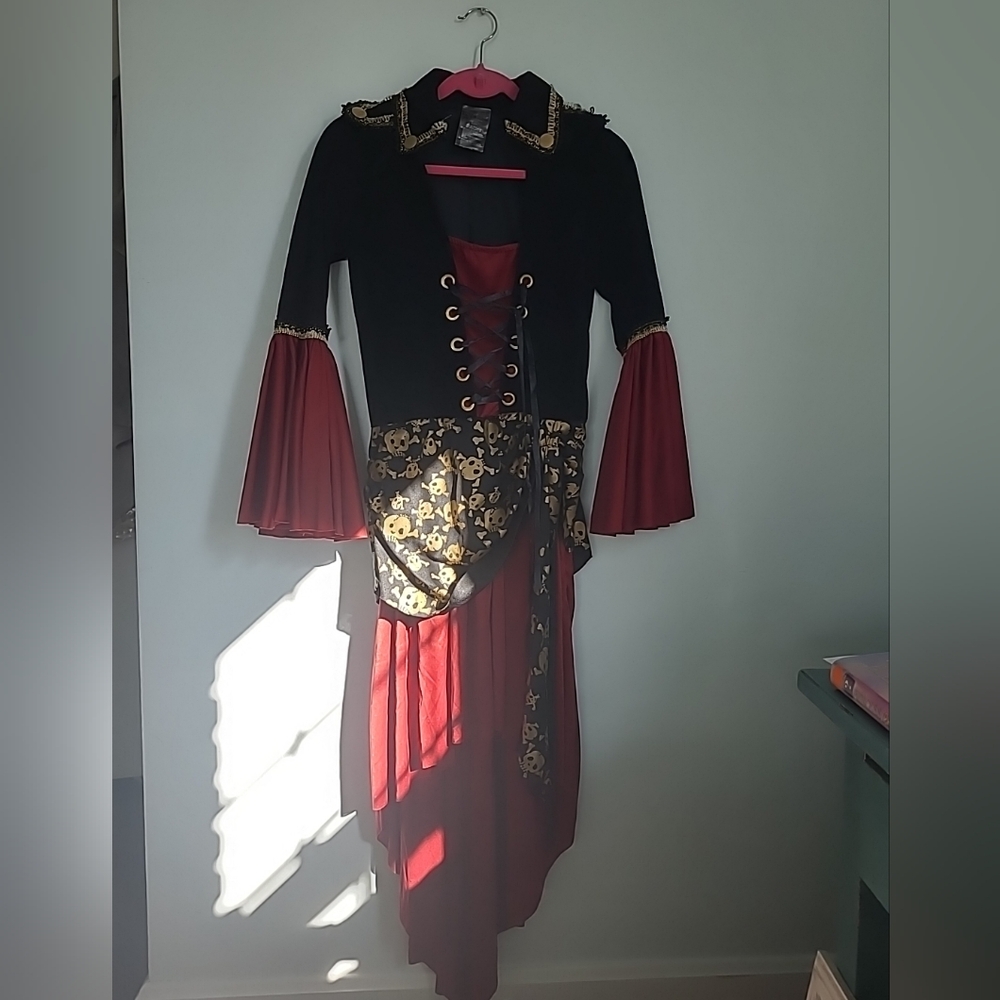 Womens Pirate Dreas Costume, Medium